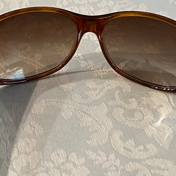 Prada Authentic Sunglasses Brown Wraps  Unisex   SPR 07G - Picture 7 of 9